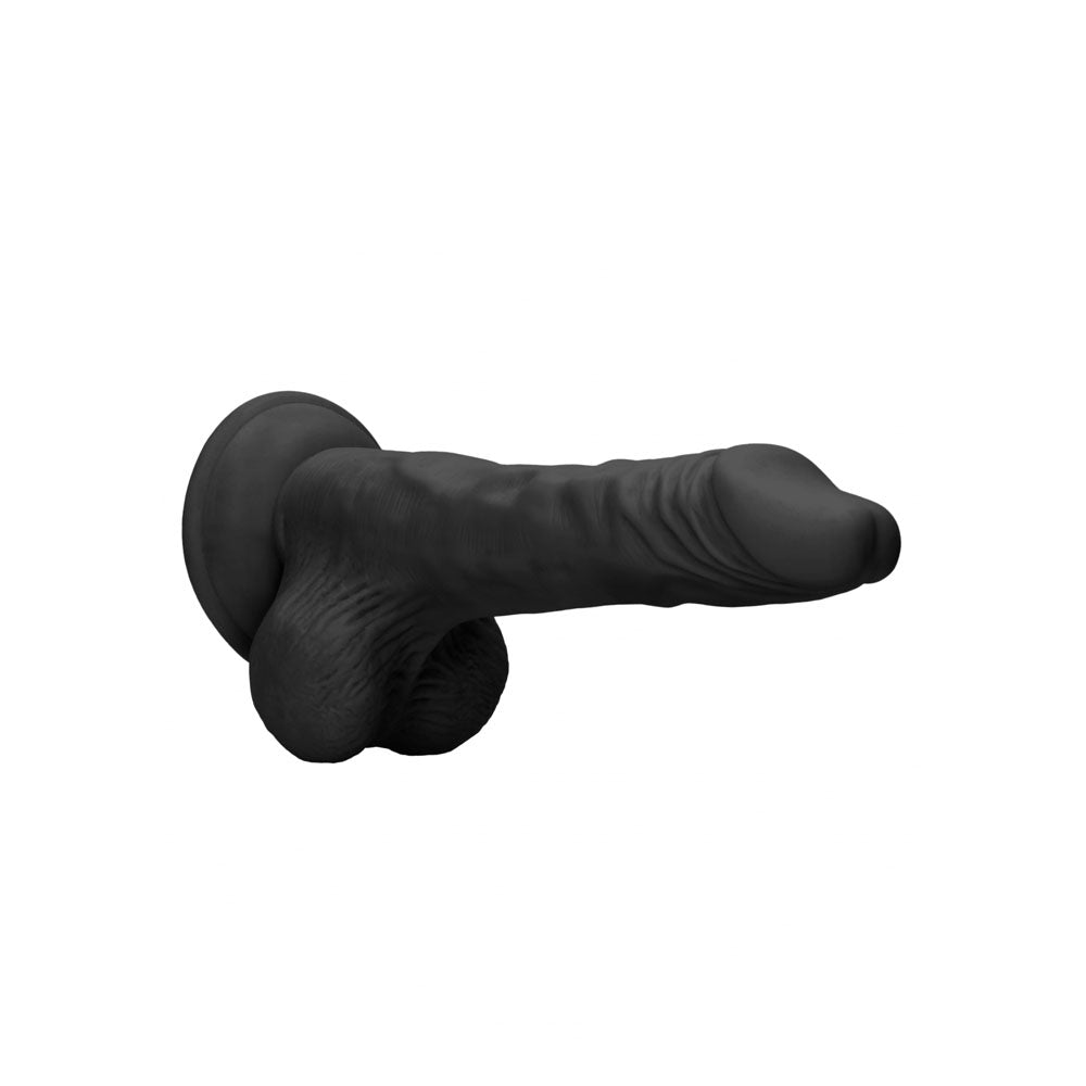 REALROCK 10'' Realistic Dong with Balls - Black - Black 25.4 cm Dong — image 5