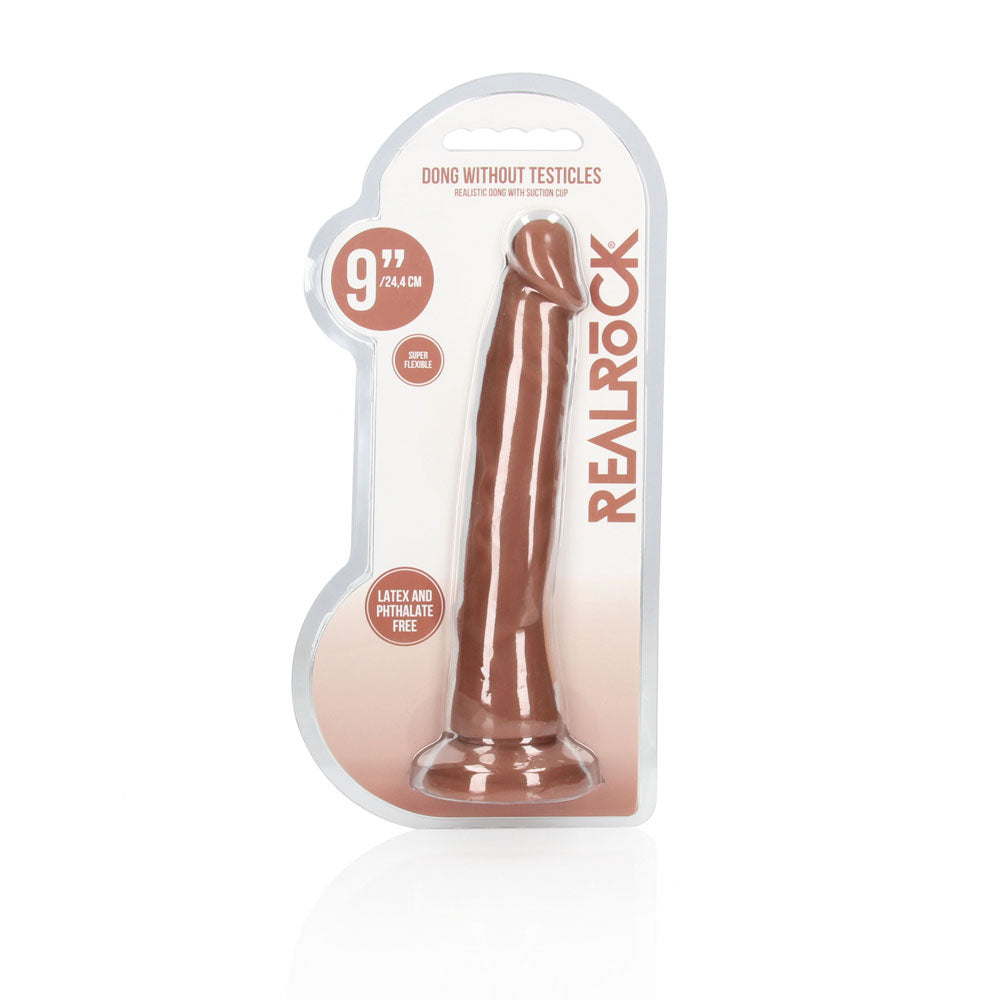 REALROCK 9'' Realistic Dildo - Tan - Tan 22.9 cm Dong — image 3