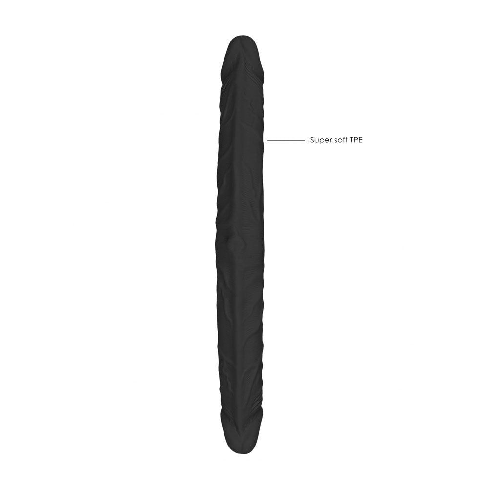 REALROCK 18'' Double Dildo - Black - Black 46 cm Double Dong — image 6