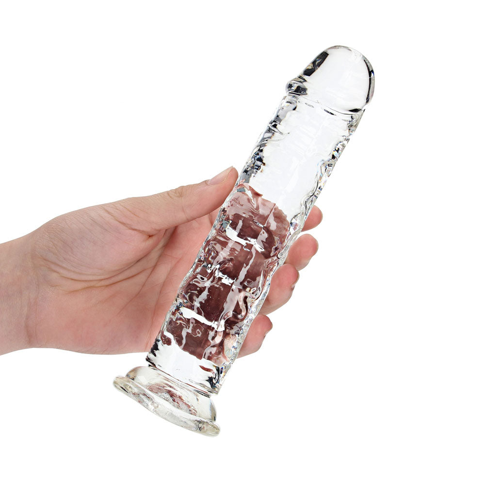 REALROCK 20 cm Straight Dildo - Transparent - Clear 20 cm (8'') Dong — image 2