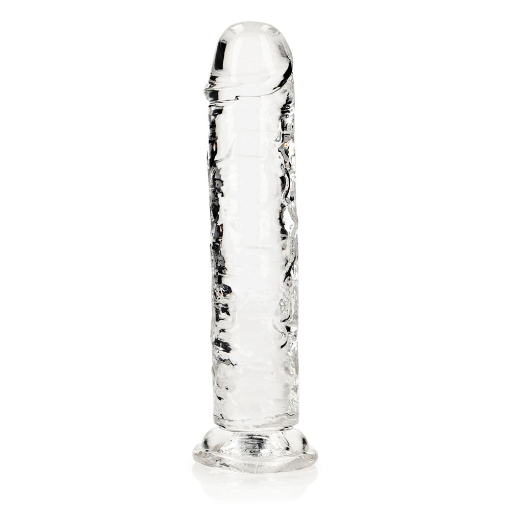 REALROCK 20 cm Straight Dildo - Transparent - Clear 20 cm (8'') Dong — image 3