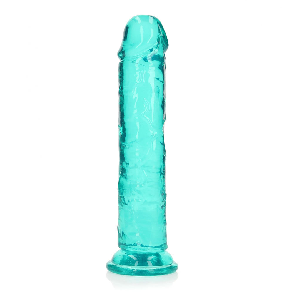 REALROCK 20 cm Straight Dildo - Turquoise - Turquoise 20 cm (8'') Dong — image 5