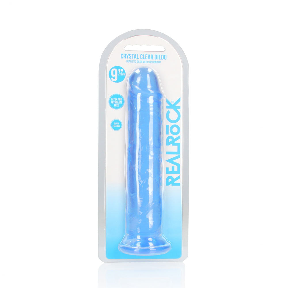 REALROCK 25 cm Straight Dildo - Blue - Blue 25 cm (10'') Dong — image 8
