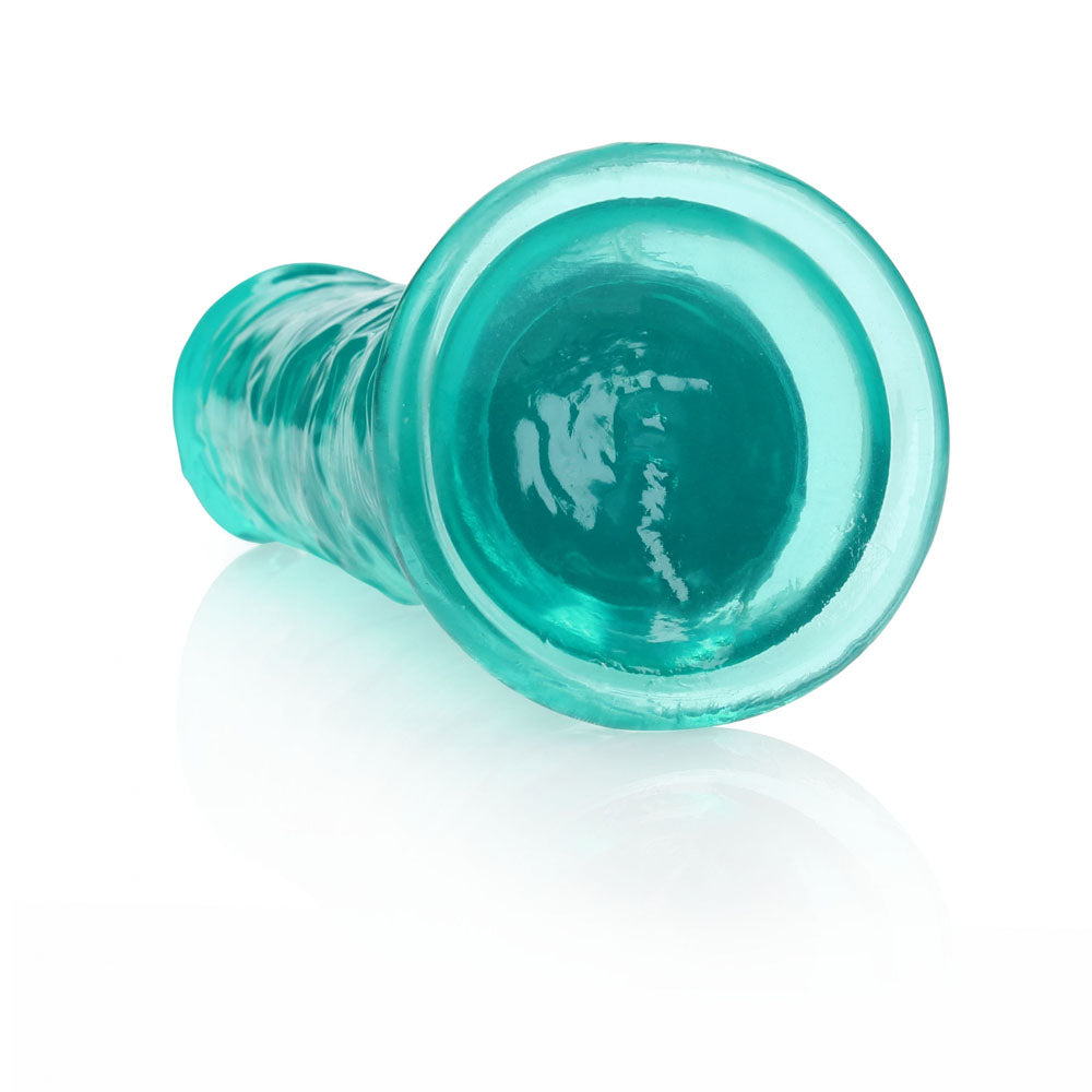 REALROCK 25 cm Straight Dildo - Turquoise - Turquoise 25 cm (10'') Dong — image 6