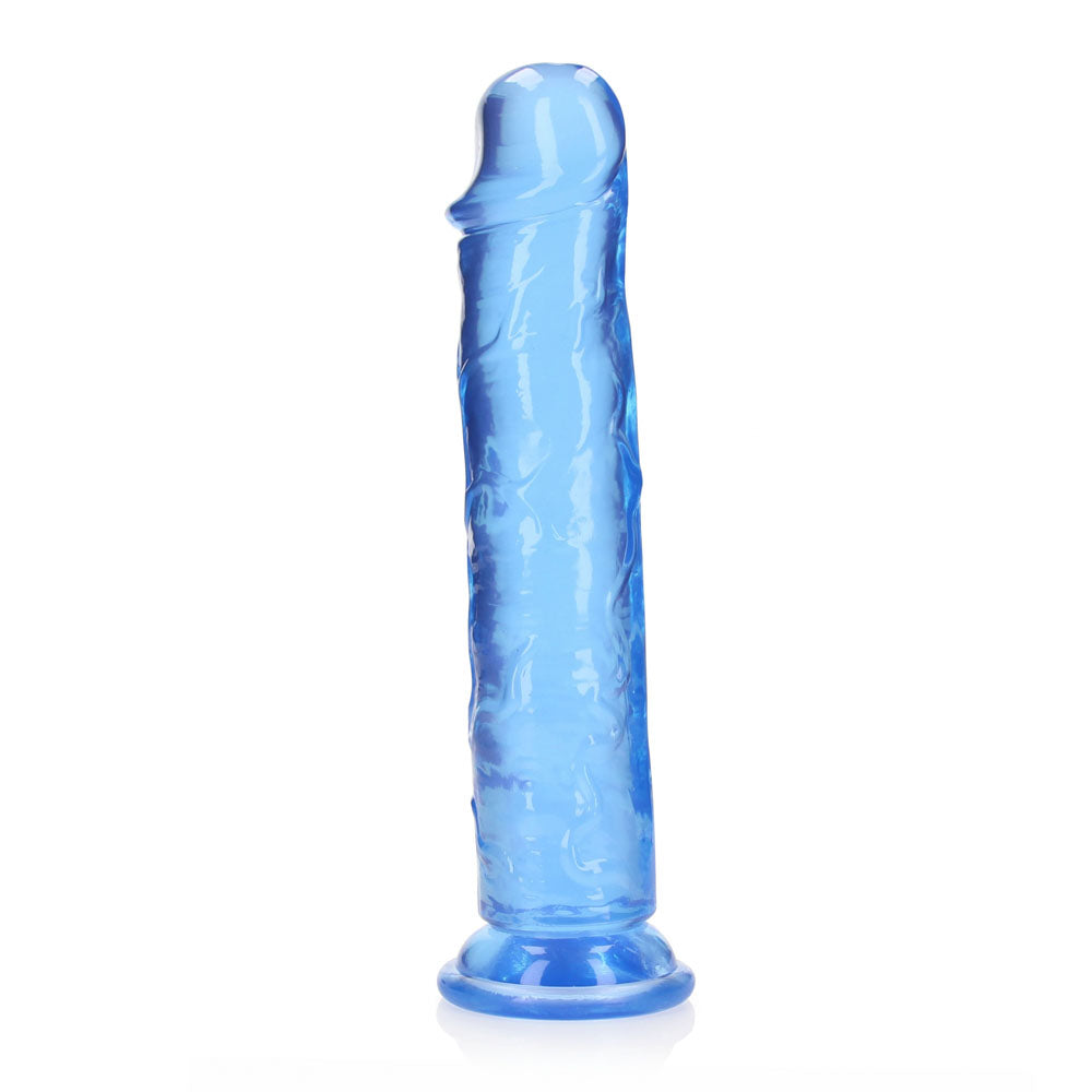 REALROCK 28 cm Straight Dildo - Blue - Blue 28 cm (10'') Dong — image 3