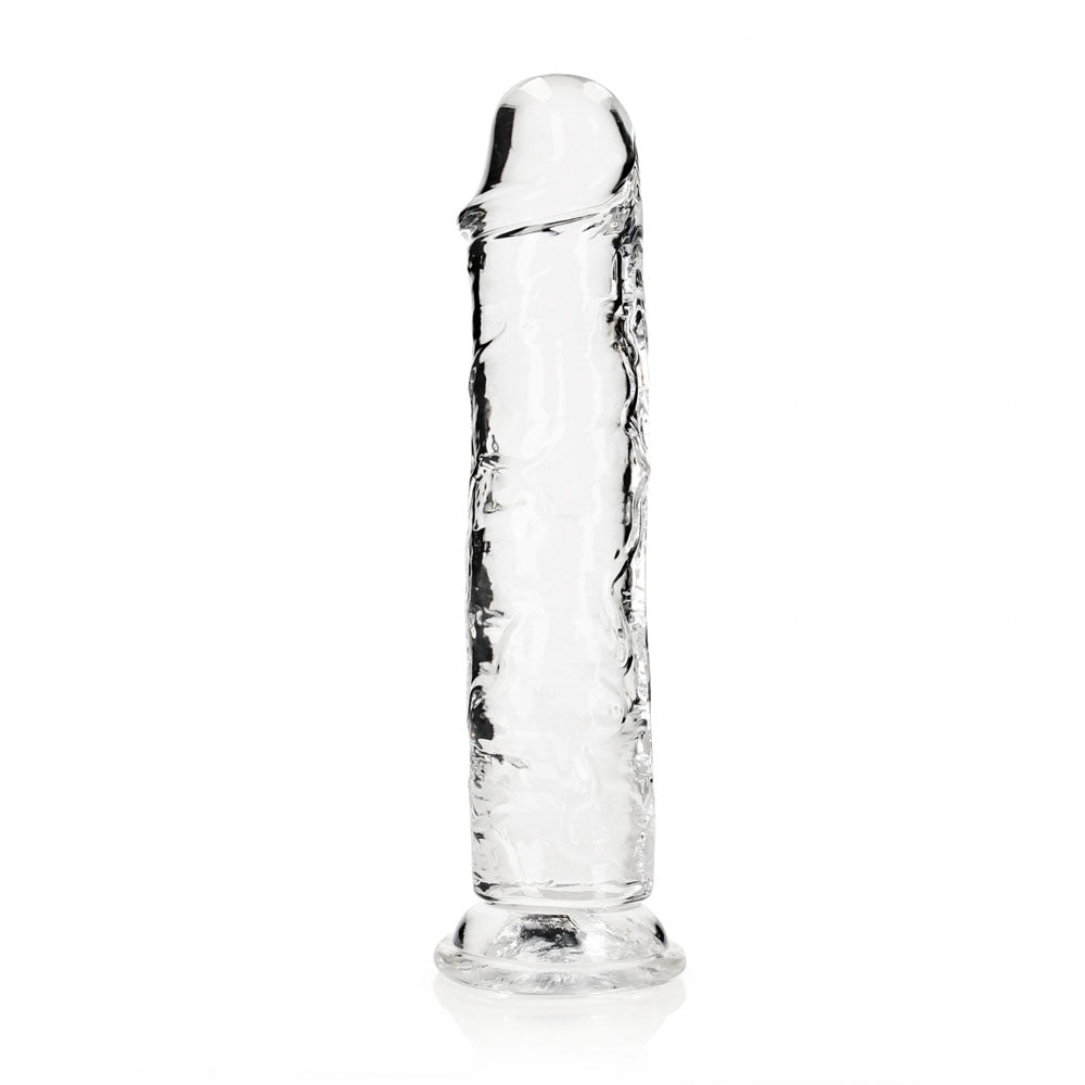 REALROCK 28 cm Straight Dildo - Transparent - Clear 28 cm (10'') Dong — image 3