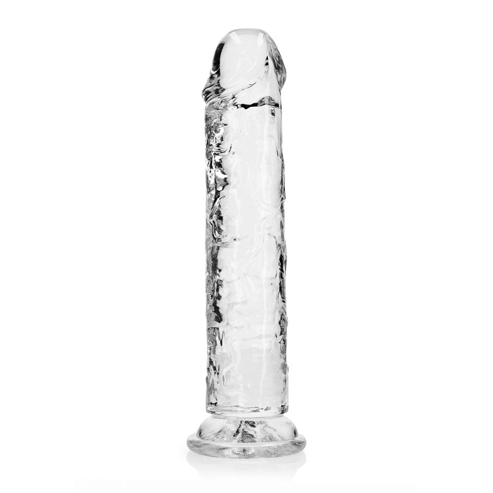 REALROCK 28 cm Straight Dildo - Transparent - Clear 28 cm (10'') Dong — image 5
