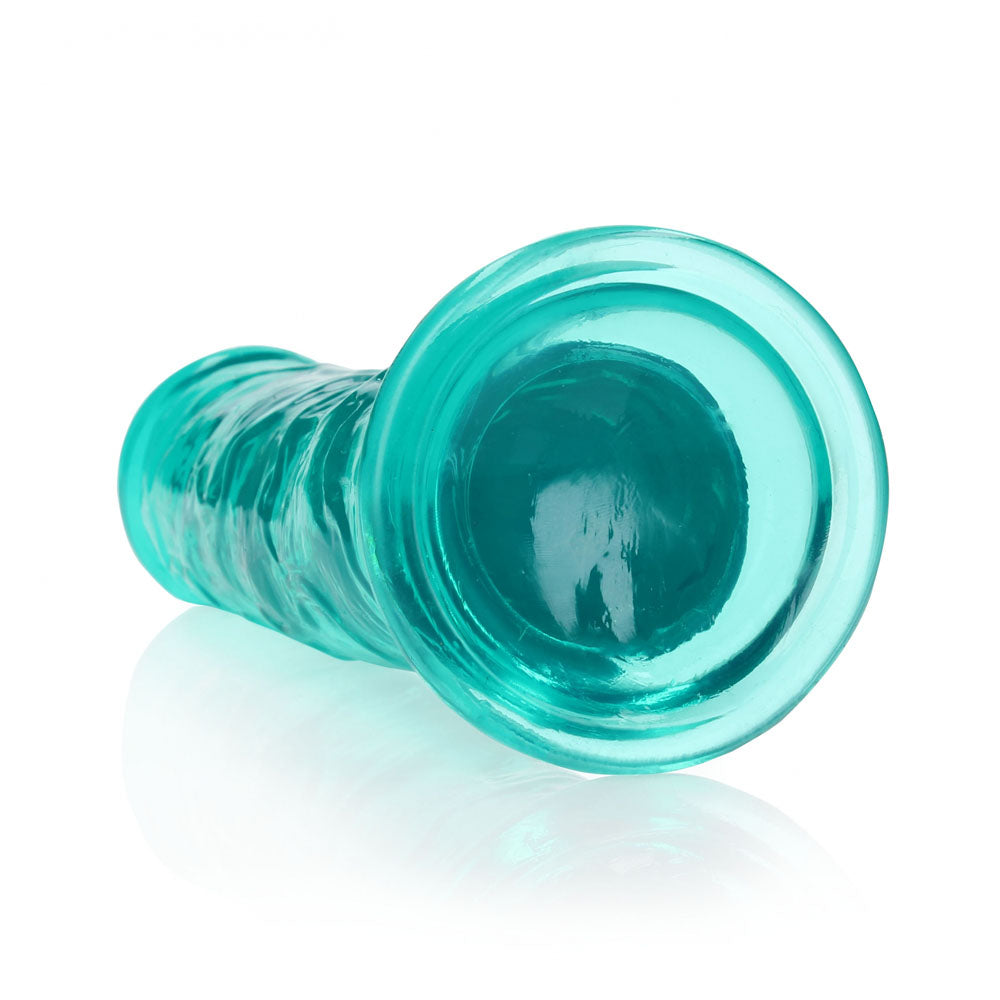REALROCK 28 cm Straight Dildo - Turquoise - Turquoise 28 cm (10'') Dong — image 6