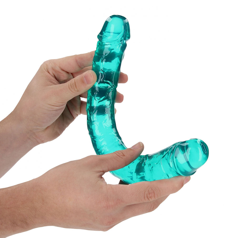REALROCK 34 cm Double Dong - Turquoise - Turquoise 34 cm (14'') Double Dong — image 2