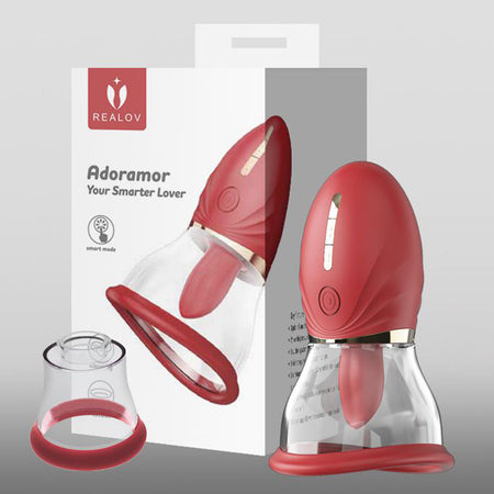 LuvPump Adoramor - Red Licking & Sucking Ladies Pump buy online Australia