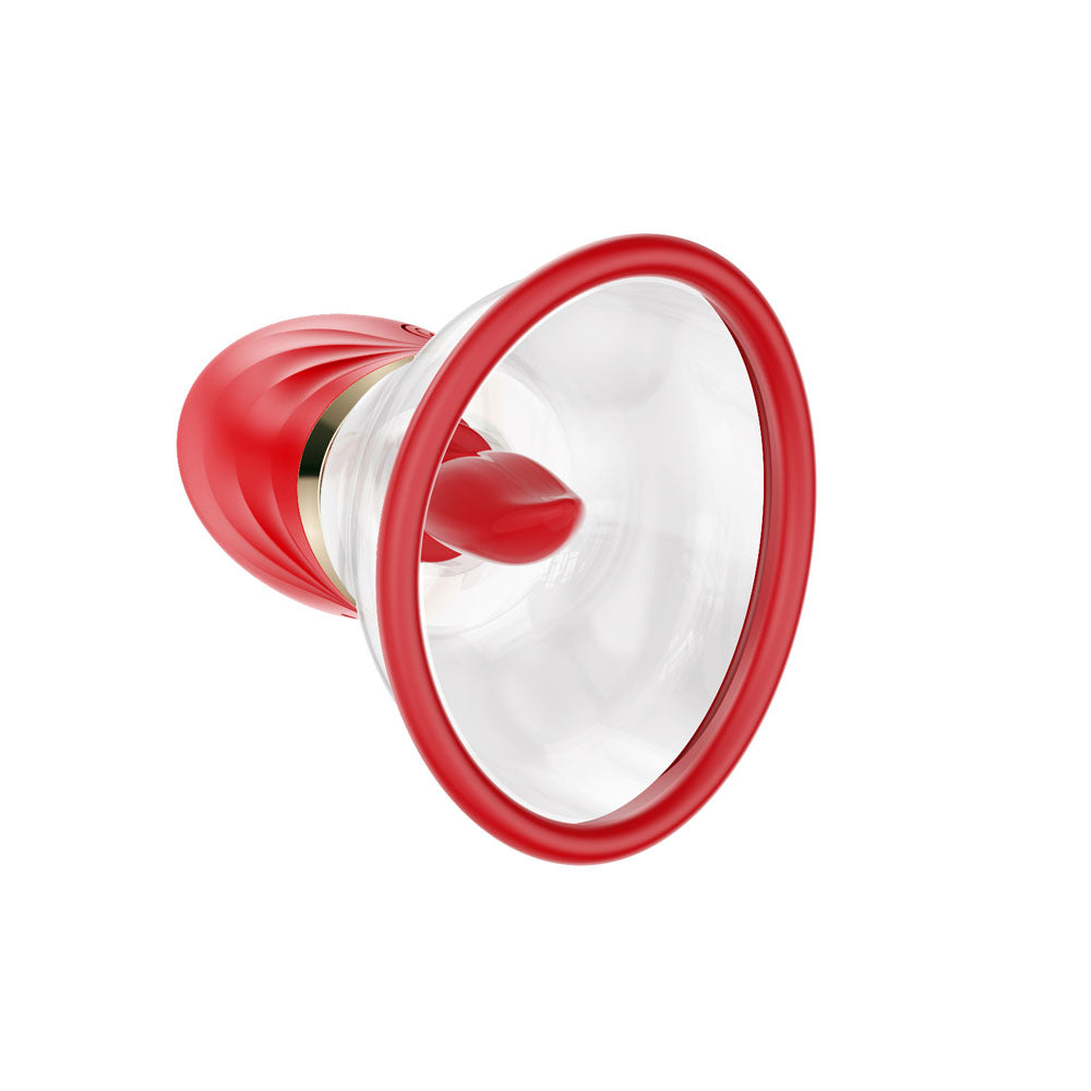 LuvPump Adoramor - Red USB Rechargeable Licking & Sucking Ladies Pump — view 7