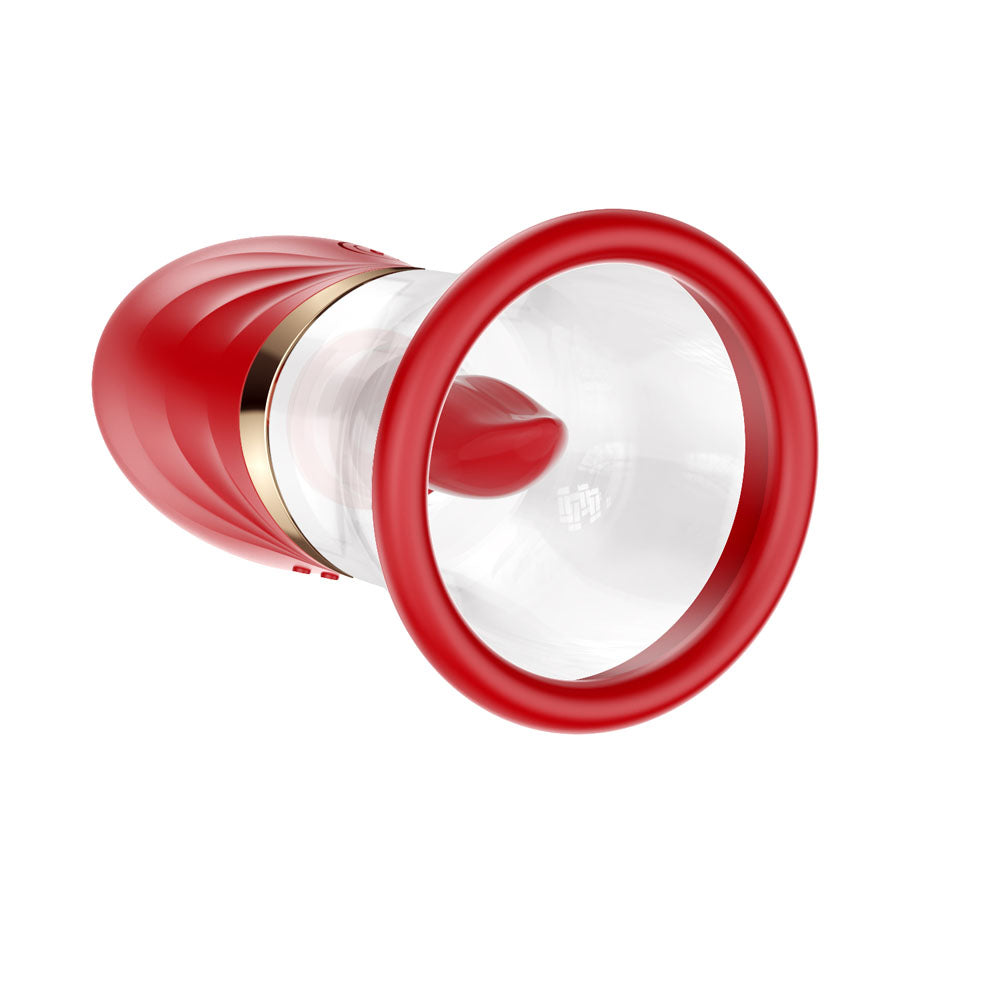 LuvPump Adoramor - Red USB Rechargeable Licking & Sucking Ladies Pump — view 8