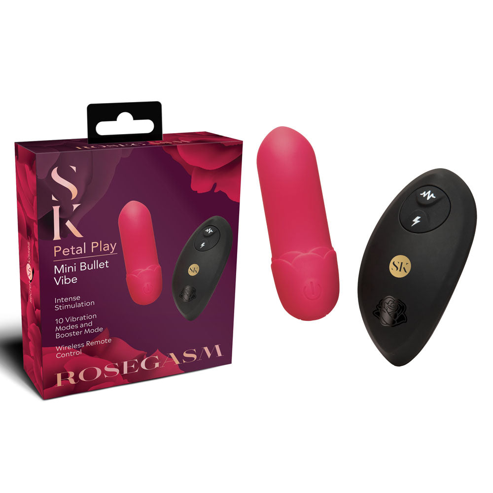ROSEGASM PETAL PLAY MINI BULLET VIBE -