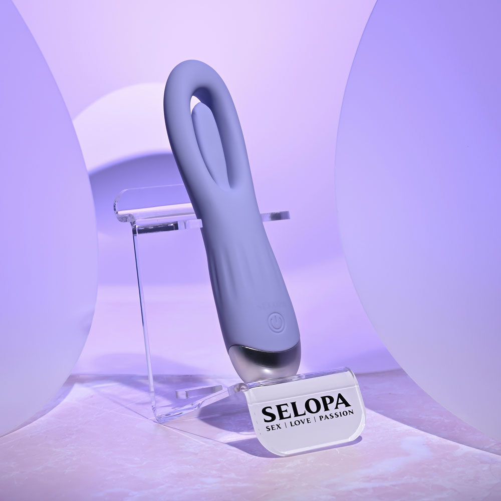 Selopa IN A FLAP - Purple 15 cm Flicking Stimulator
