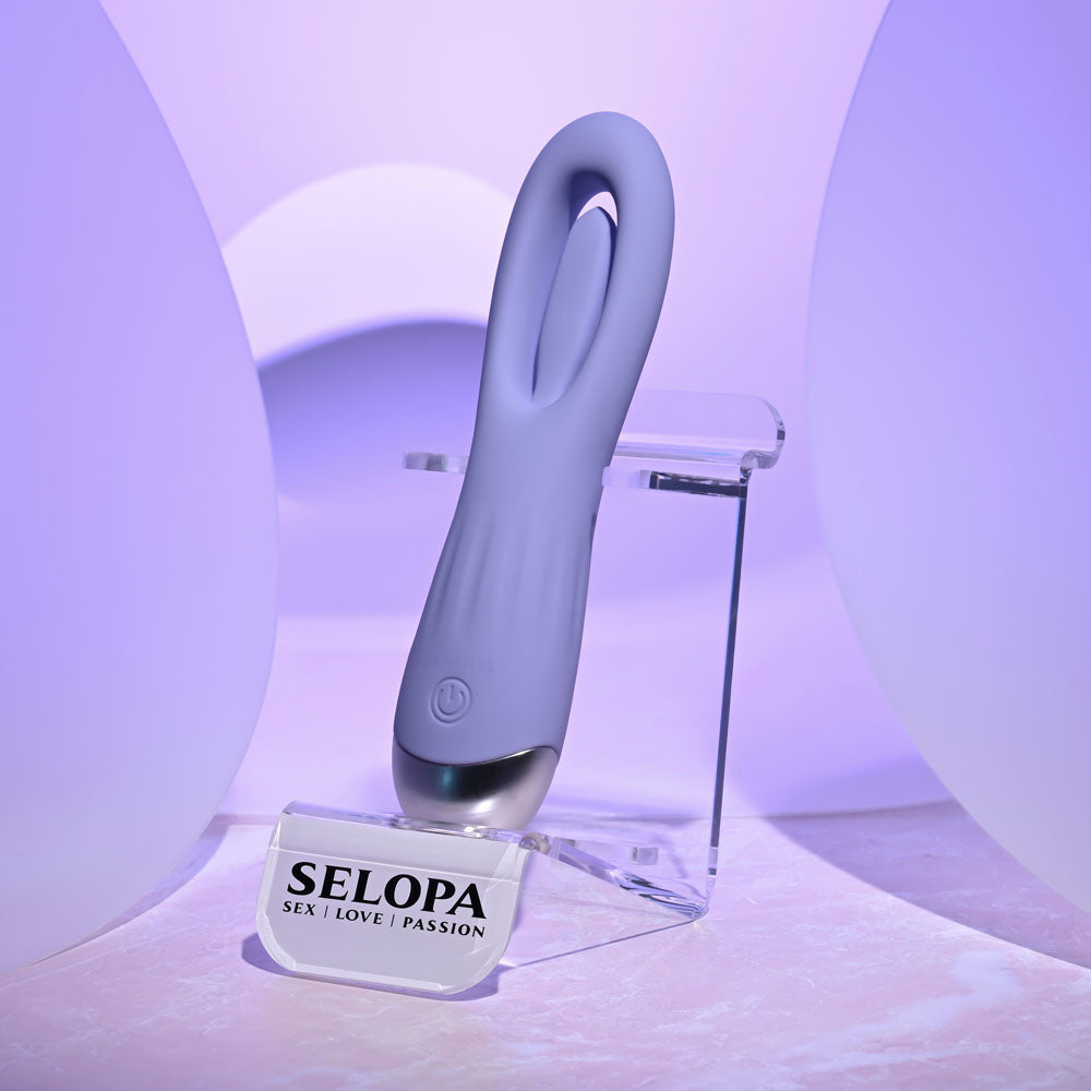 Selopa IN A FLAP - Purple 15 cm Flicking Stimulator