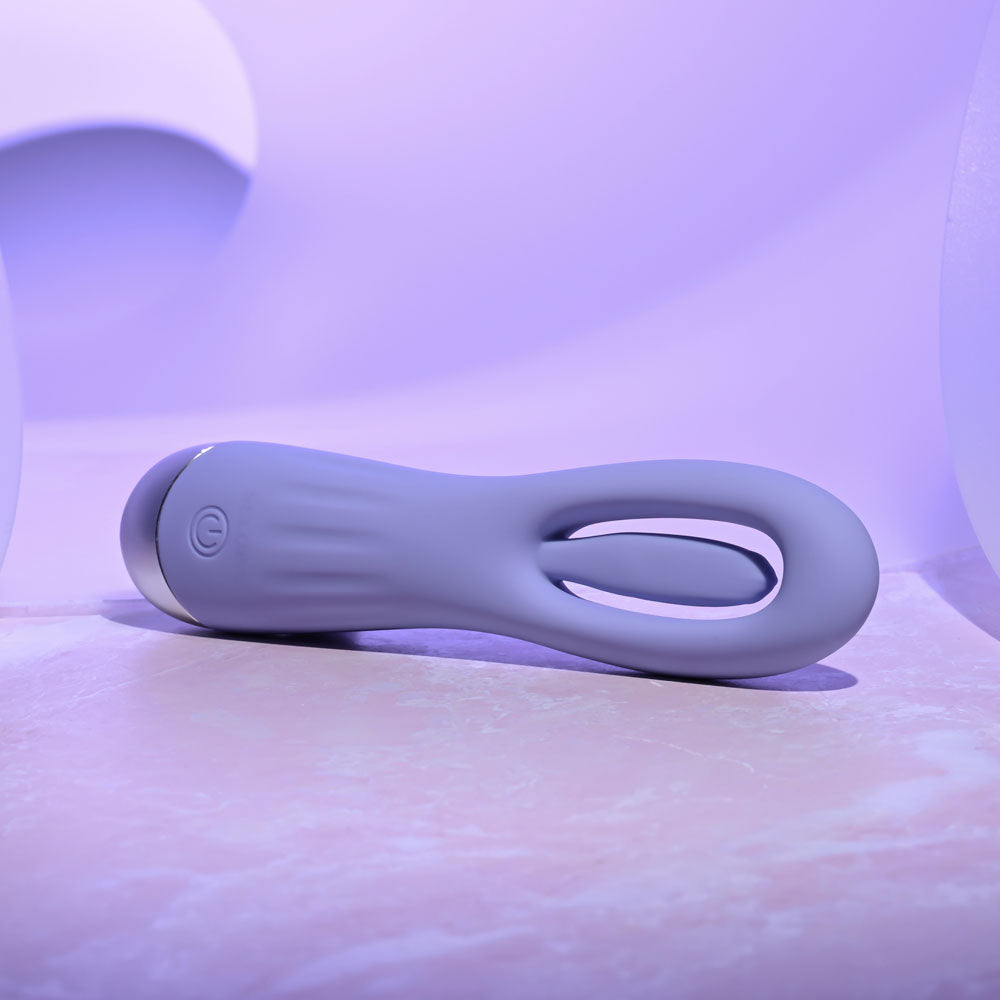 Selopa IN A FLAP - Purple 15 cm USB Rechargeable Flicking Stimulator — view 6