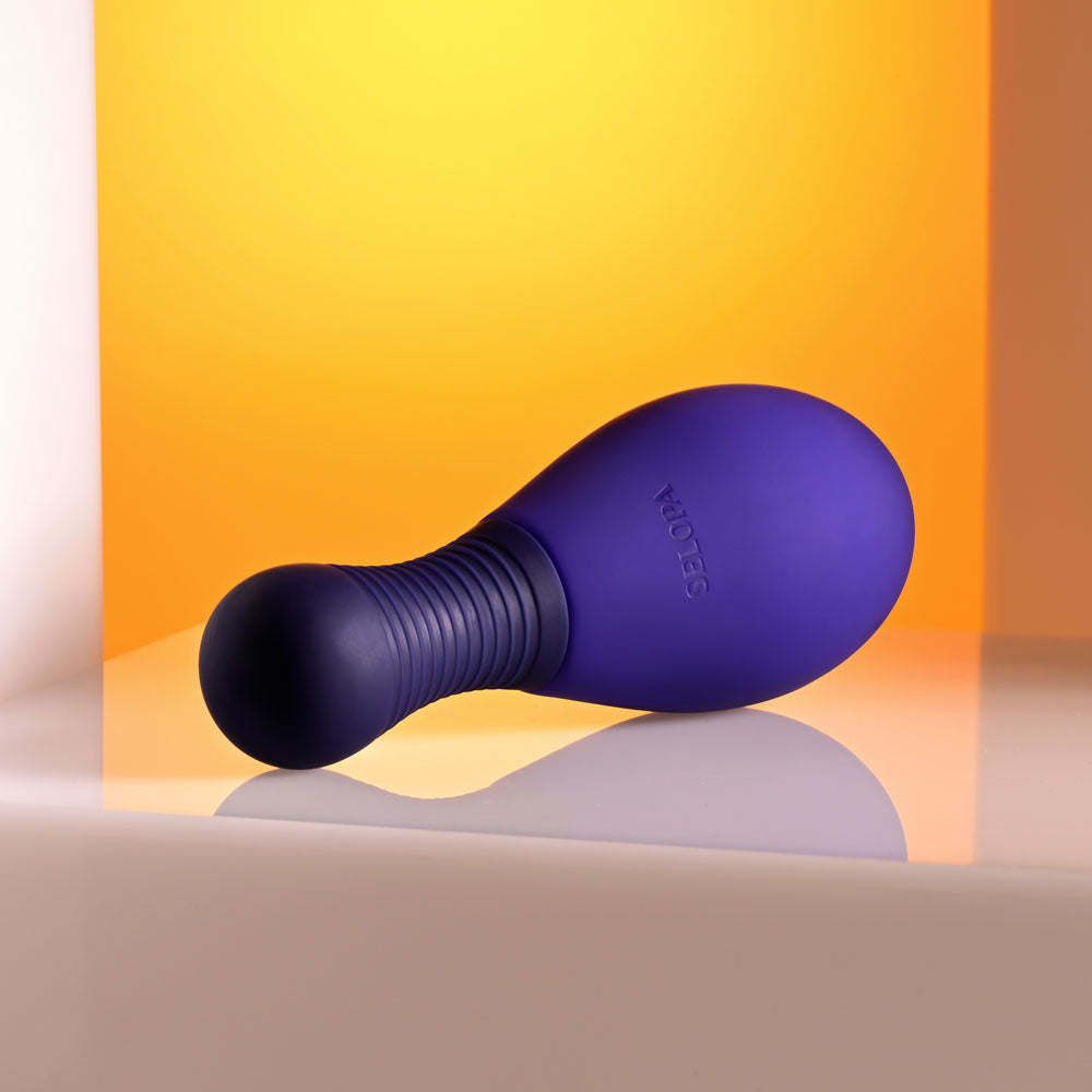 Selopa EGG ME ON - Purple 10 cm USB Rechargeable Egg with Wireless Remote — view 6