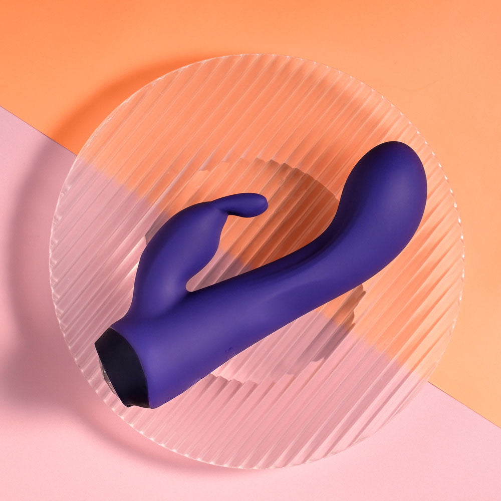 Selopa PLUM JOB - Purple 13.5 cm Rabbit Vibrator