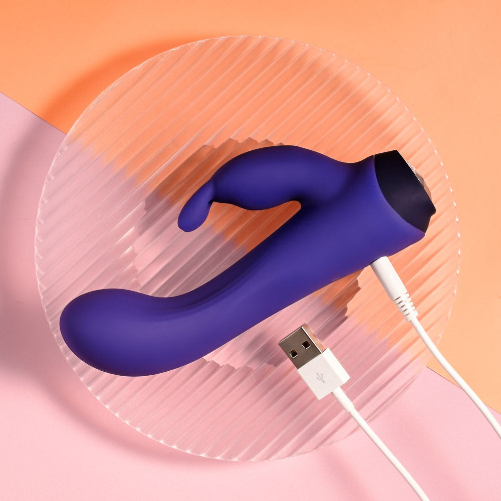 Selopa PLUM JOB - Purple 13.5 cm USB Rechargeable Rabbit Vibrator — view 9