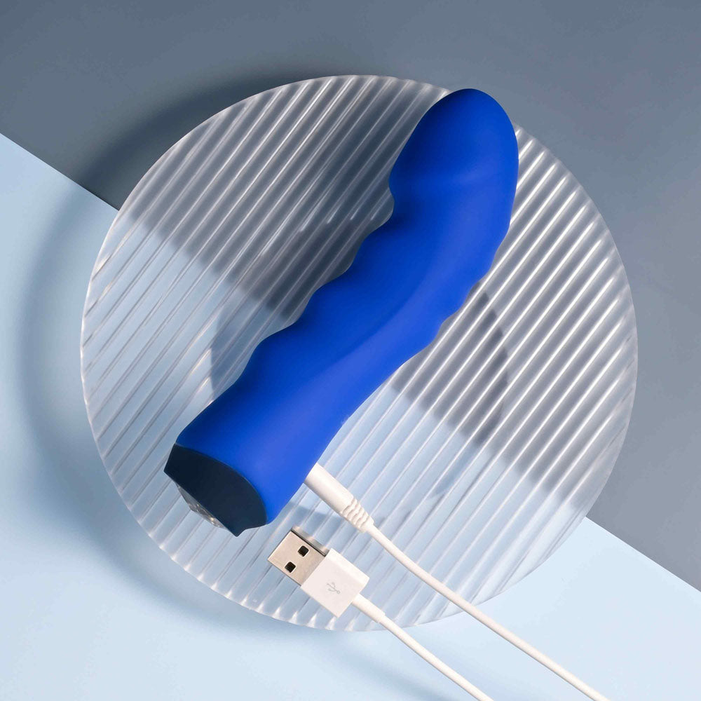 Selopa BLUE BANGER - Blue 13.6 cm USB Rechargeable Vibrator — view 8