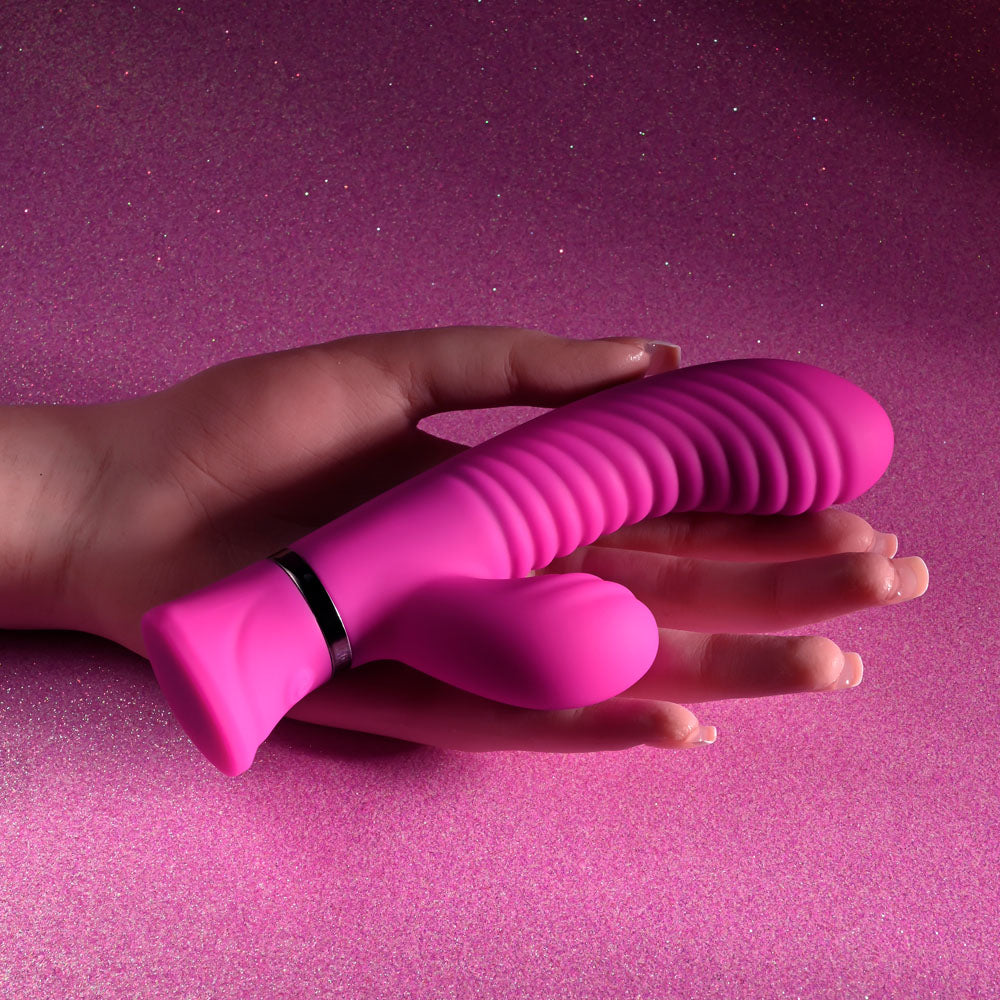 Selopa NEXT WAVE - Pink 16.4 cm Dual Vibrator