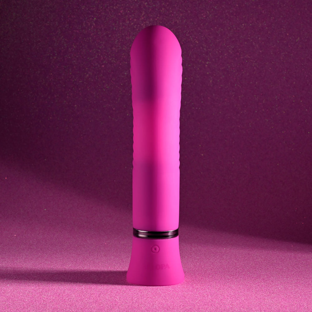 Selopa NEXT WAVE - Pink 16.4 cm USB Rechargeable Dual Vibrator — view 7