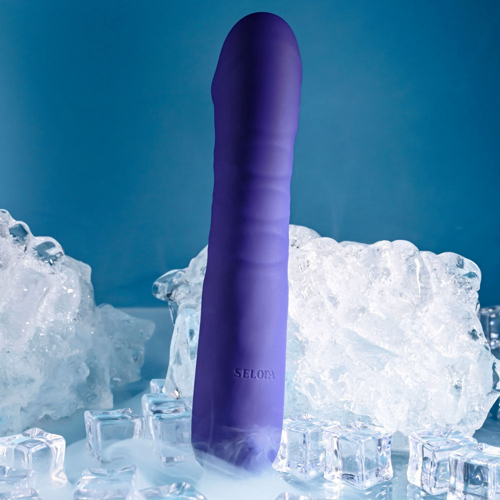 Selopa AMBITION - Purple 17 cm Thrusting Vibrator