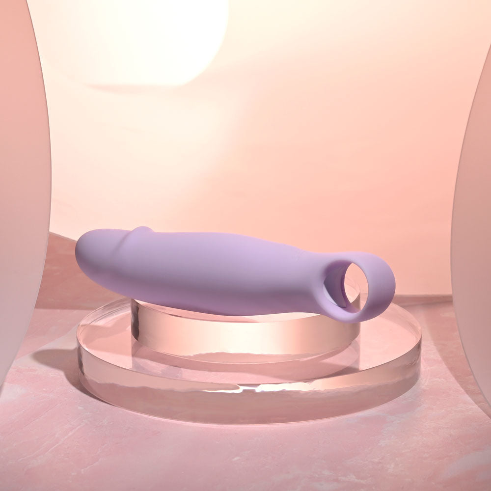 Selopa PETITE PECKER - Purple 11.7 cm USB Rechargeable Mini Vibrator — image 4