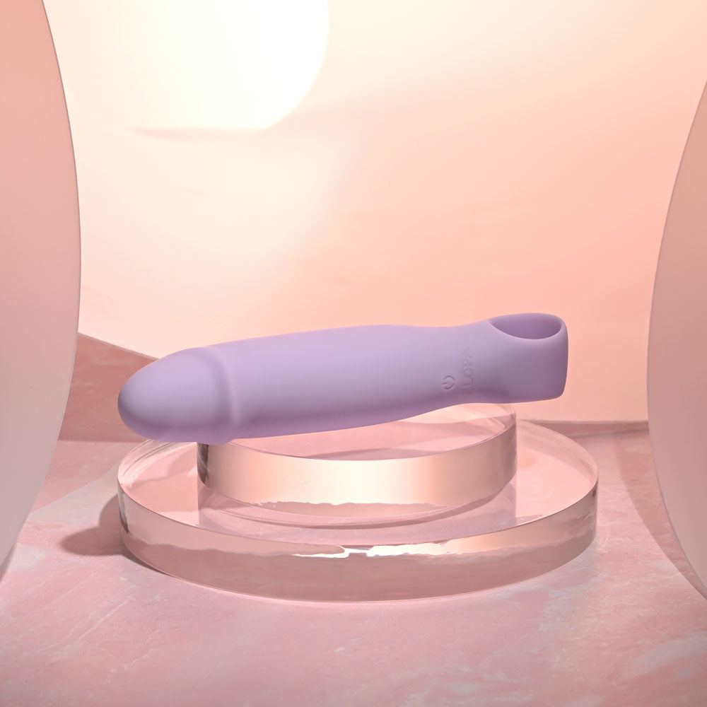 Selopa PETITE PECKER - Purple 11.7 cm USB Rechargeable Mini Vibrator — image 5