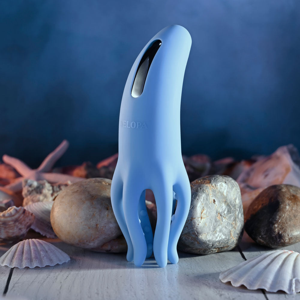Selopa TENTACLE TICKLER - Blue Vibrating Stimulator