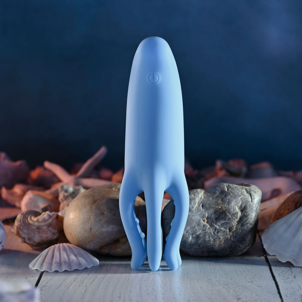 Selopa TENTACLE TICKLER - Blue Vibrating Stimulator