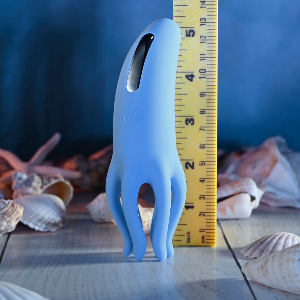 Selopa TENTACLE TICKLER - Blue USB Rechargeable Vibrating Stimulator — view 9