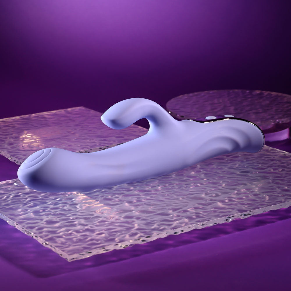 Evolved LAVENDER LOVE - Purple 23.3 cm USB Rechargeable Rabbit Vibrator — view 6