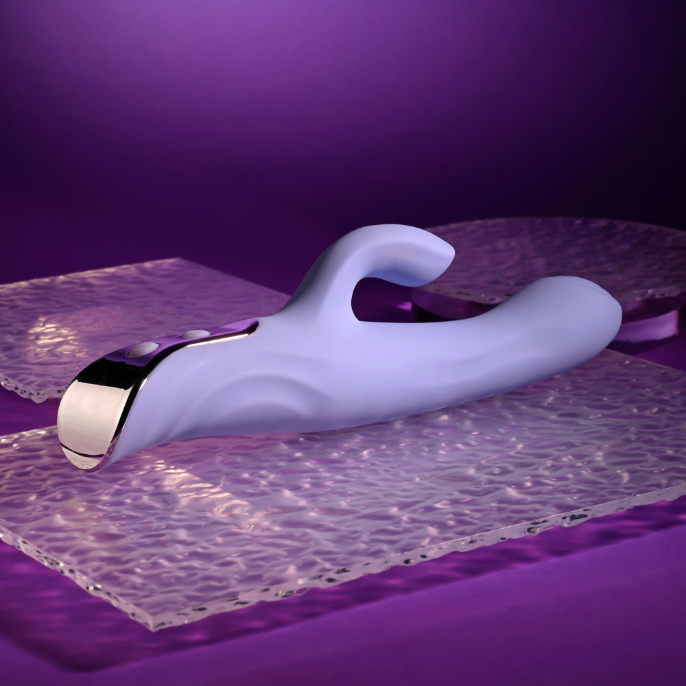 Evolved LAVENDER LOVE - Purple 23.3 cm USB Rechargeable Rabbit Vibrator — view 7