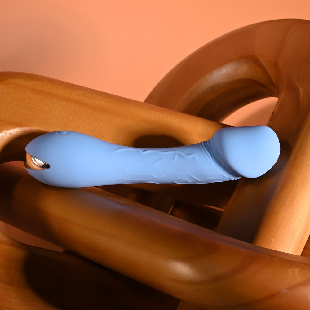 Selopa DAINTY DICK - Baby Blue 11.9 cm USB Rechargeable Mini Vibrator — view 7