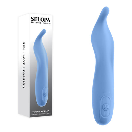 Selopa TENDER TICKLER - Blue 16.2 cm Pinpoint Stimulator buy online Australia