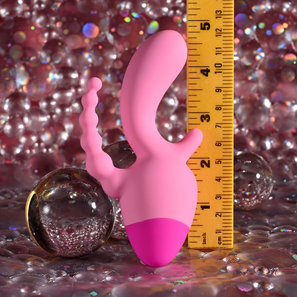 Selopa GAME ON - Pink USB Rechargeable Mini Triple Stimulator