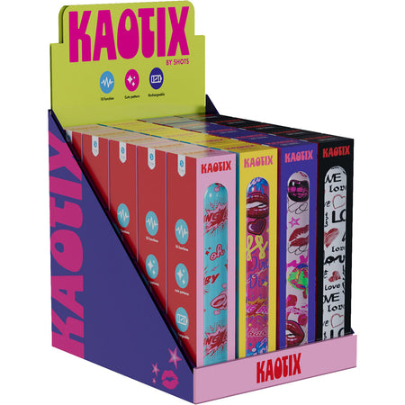 S-LINE Kaotix Display Box - Vibrators - Counter Display of 4 x 5 each buy online Australia