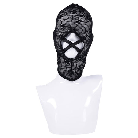 Sportsheets Sex & Mischief Lace Hush Hood Black Hood