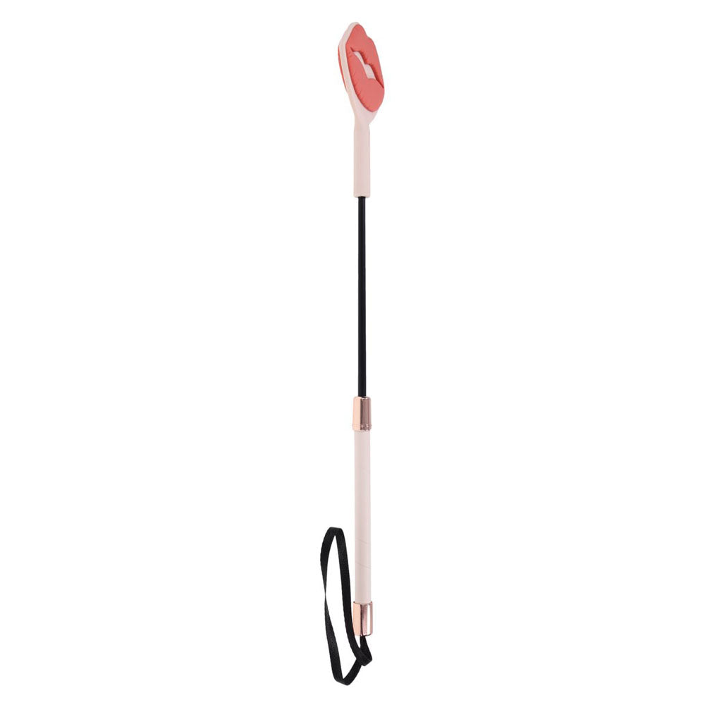 Sex & Mischief Peaches n CreaMe Kiss Crop - Peach Lip Tipped Crop Whip — image 8
