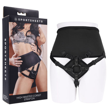 SPORTSHEETS High Waisted Corset Strap On buy online Australia