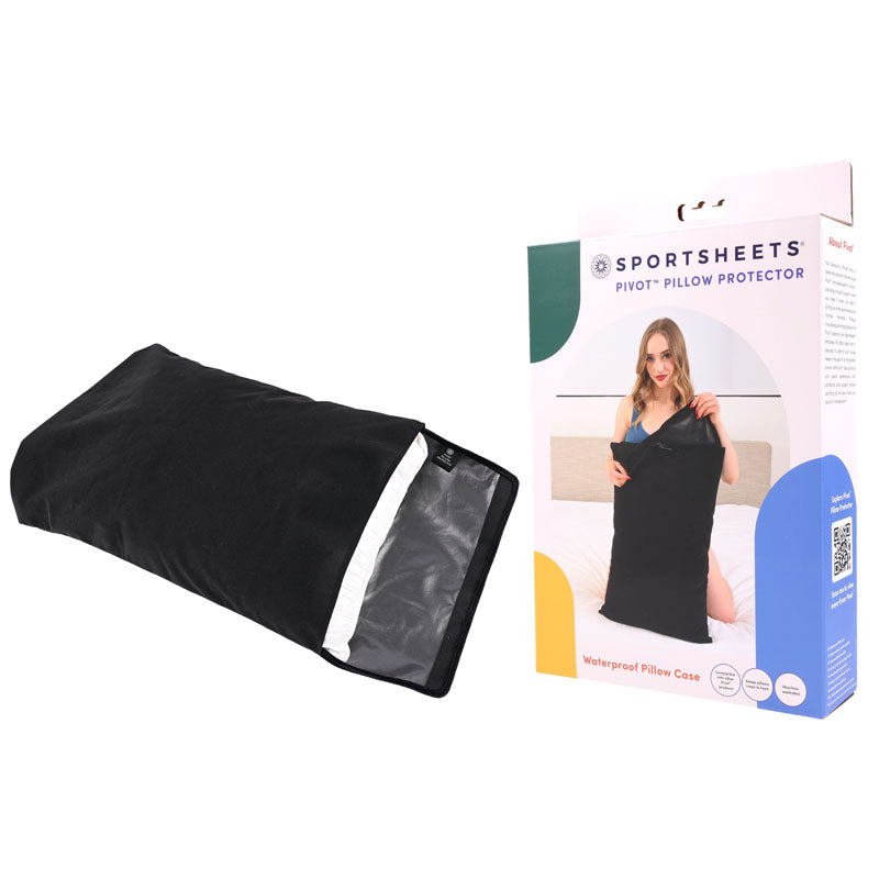Pivot Pillow Protector - Black Waterproof Pillow Protector buy online Australia