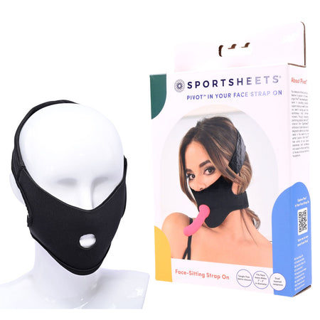 Pivot In Your Face Strap On - Black Face-Sitter Strap-On Harness (No Probe Included) buy online Australia
