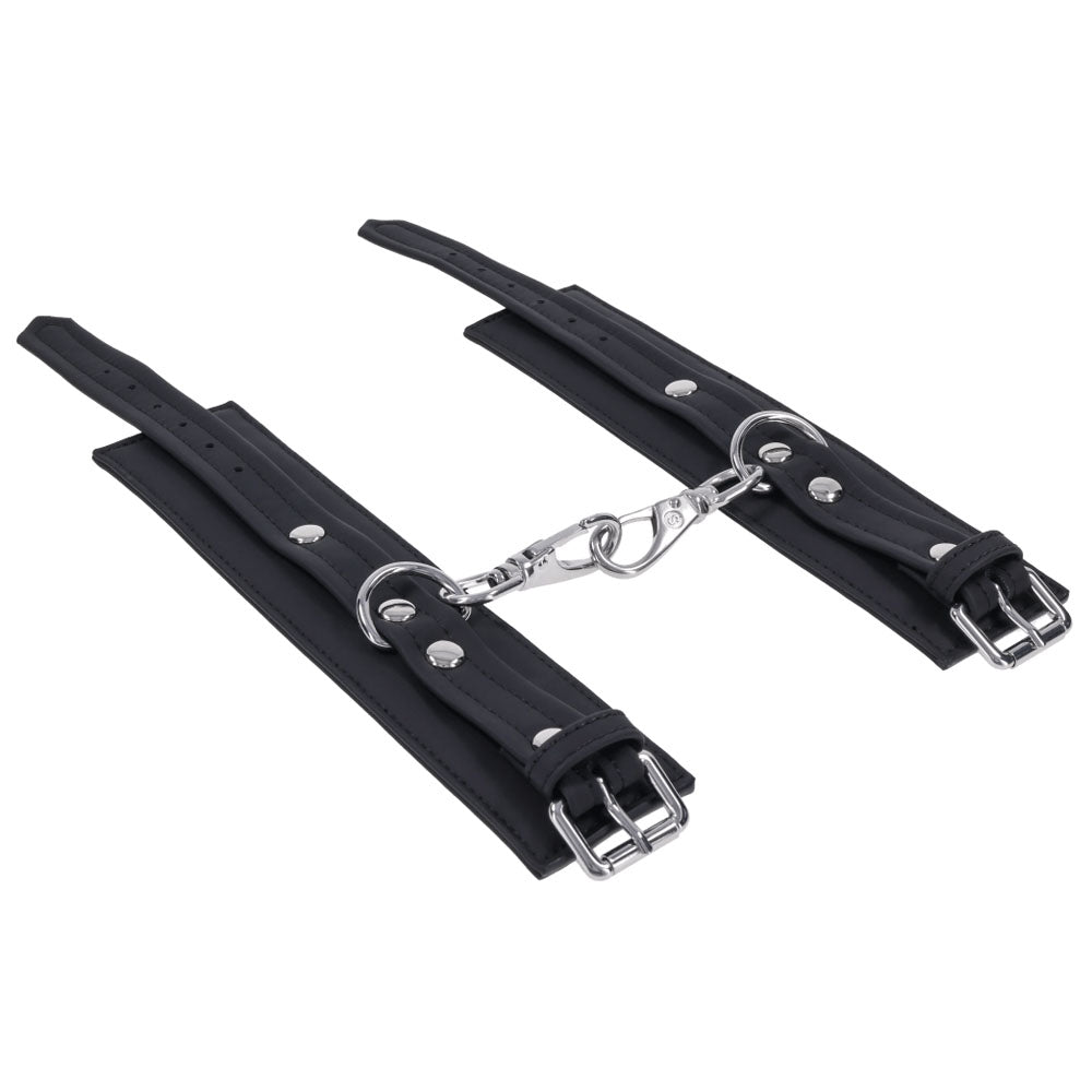 SPORTSHEETS Signature Midnight Muse Handcuffs - Black Adjustable Restraints