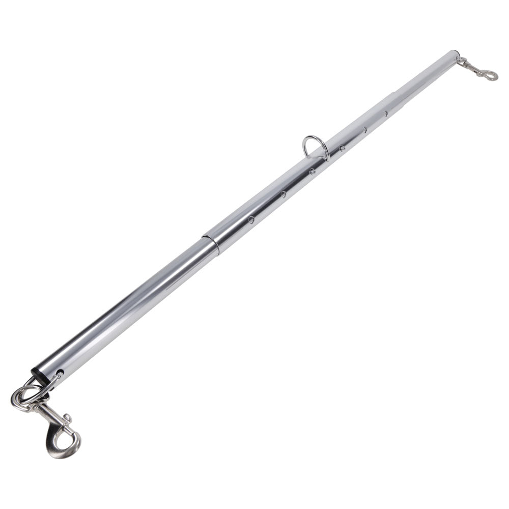 SPORTSHEETS Signature Adjustable Spreader Bar - Silver Metal Adjustable Spreader Bar (No Cuffs Included)