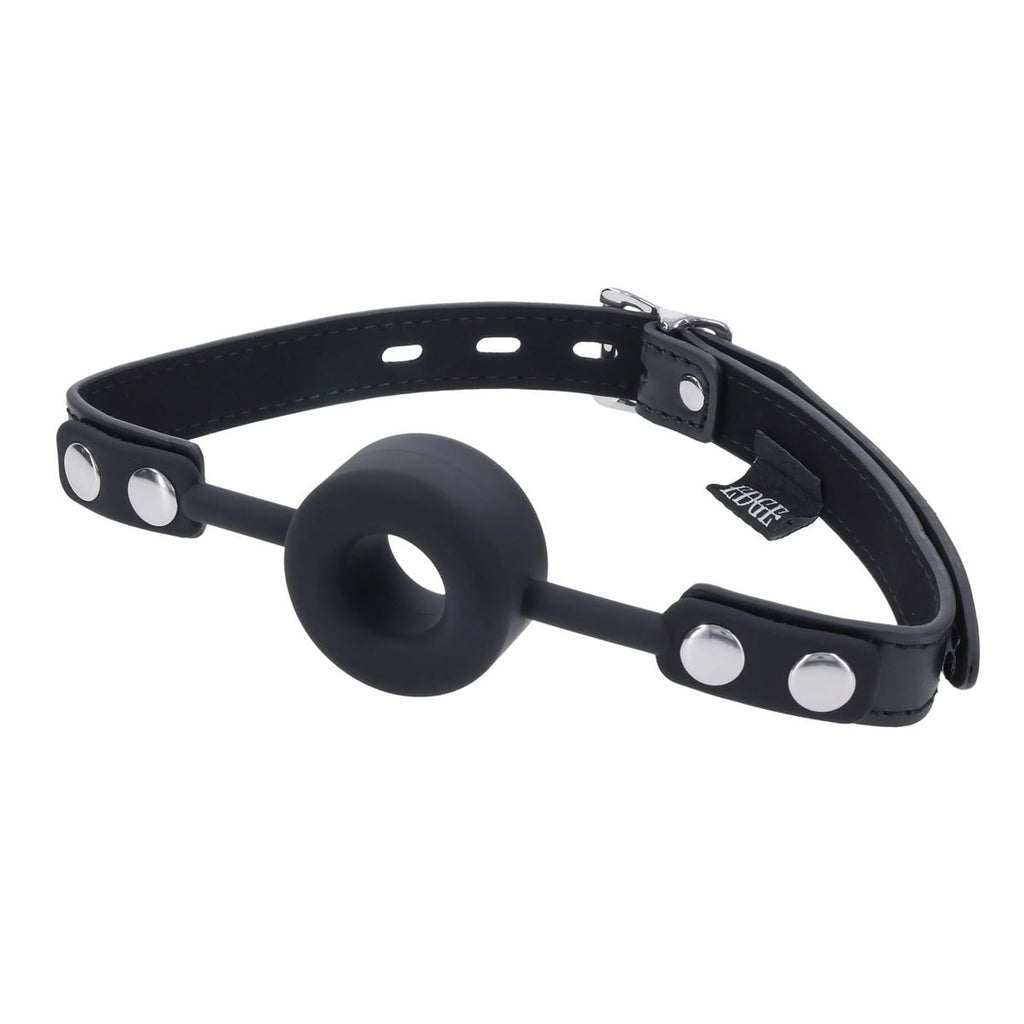 EDGE Silicone Ring Gag - Black Mouth Restraint — image 6