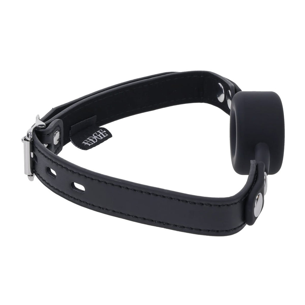 EDGE Silicone Ring Gag - Black Mouth Restraint — image 7