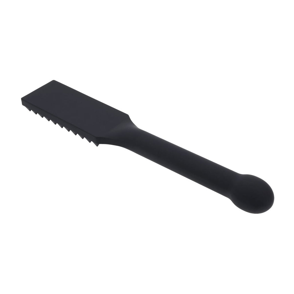EDGE Spiked Silicone Paddle - Black Spanking Paddle with Insertable Handle — image 9