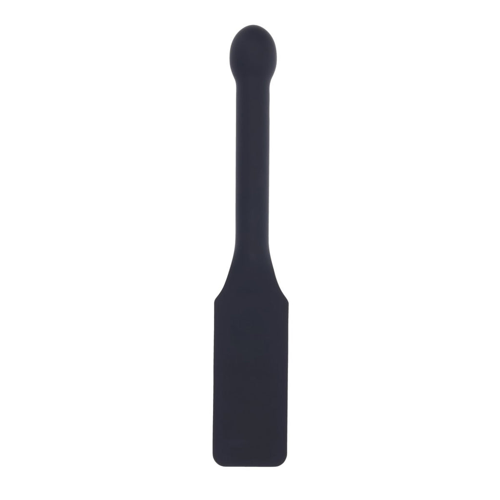 EDGE Pins & Needles Silicone Paddle - Black Spanking Paddle with Insertable Handle — image 4