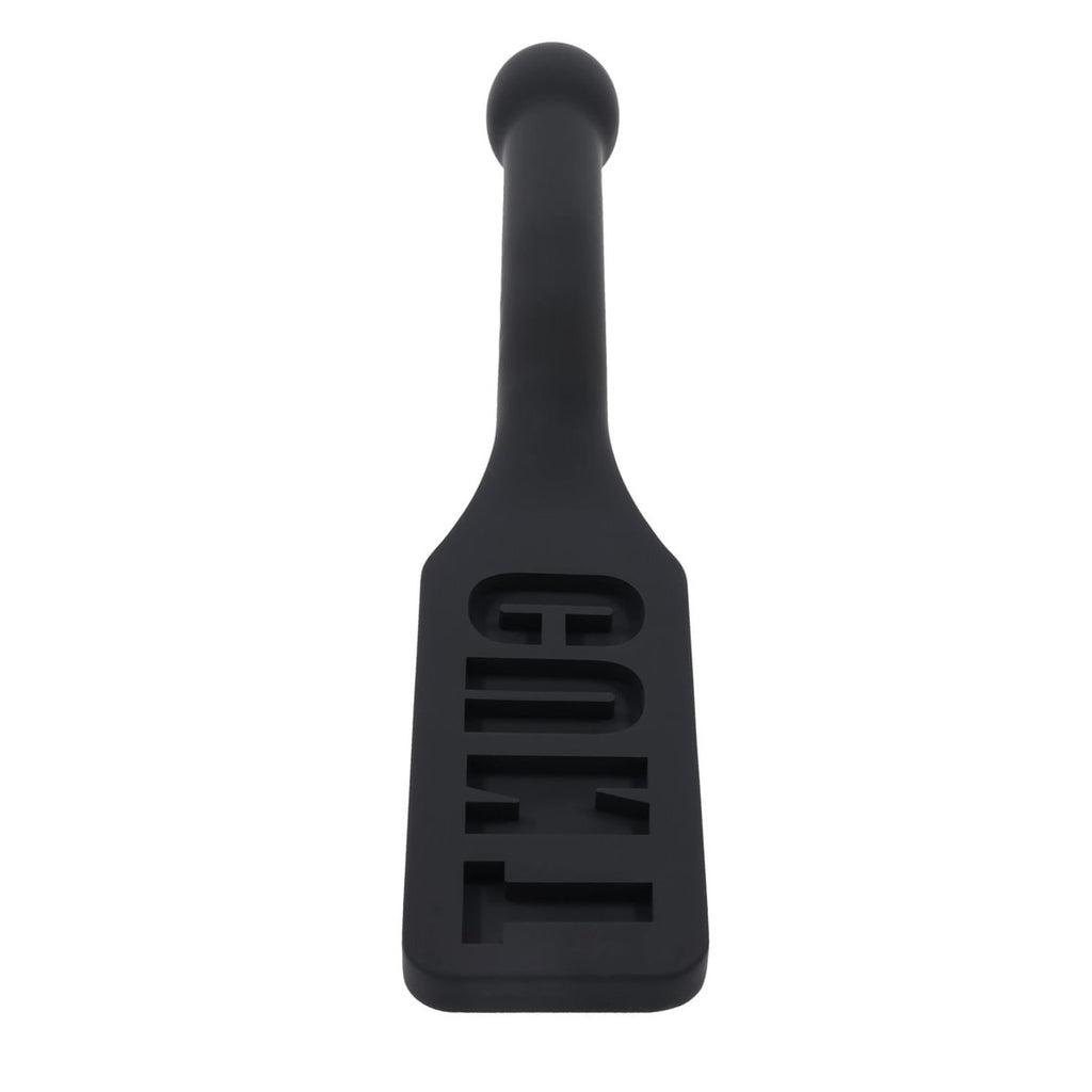EDGE CUNT Silicone Paddle - Black Silicone Paddle with Insertable Handle — image 4